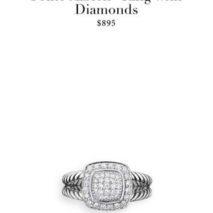 David Yurman Petite Albion Ring with Diamonds